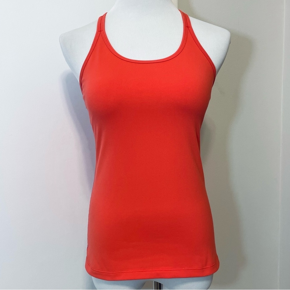 Eddie Bauer First Ascent Women’s Orange Racerback Tank Top Size Small